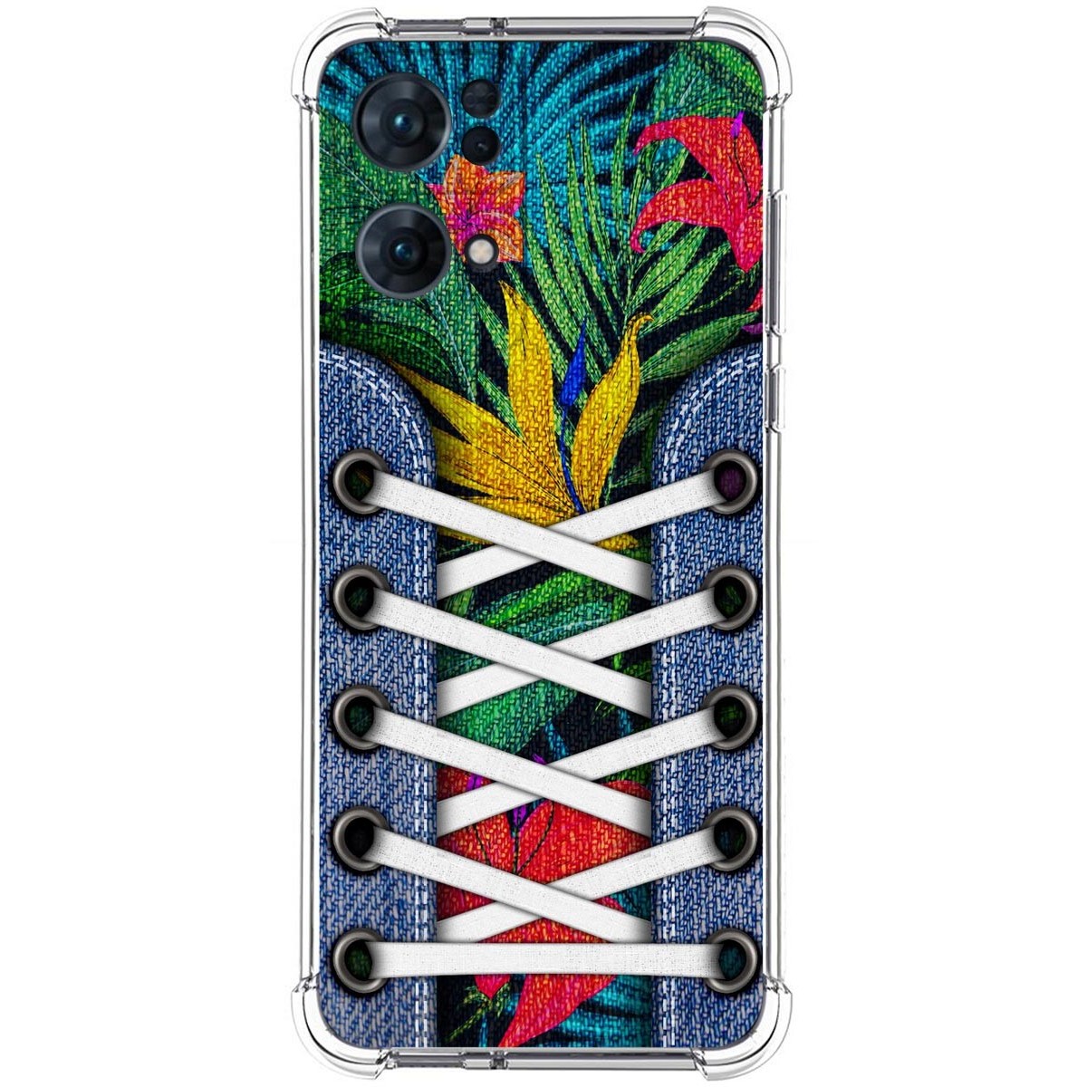 Funda Silicona Antigolpes para Oppo Reno 7 Pro 5G diseño Zapatillas 12 Dibujos