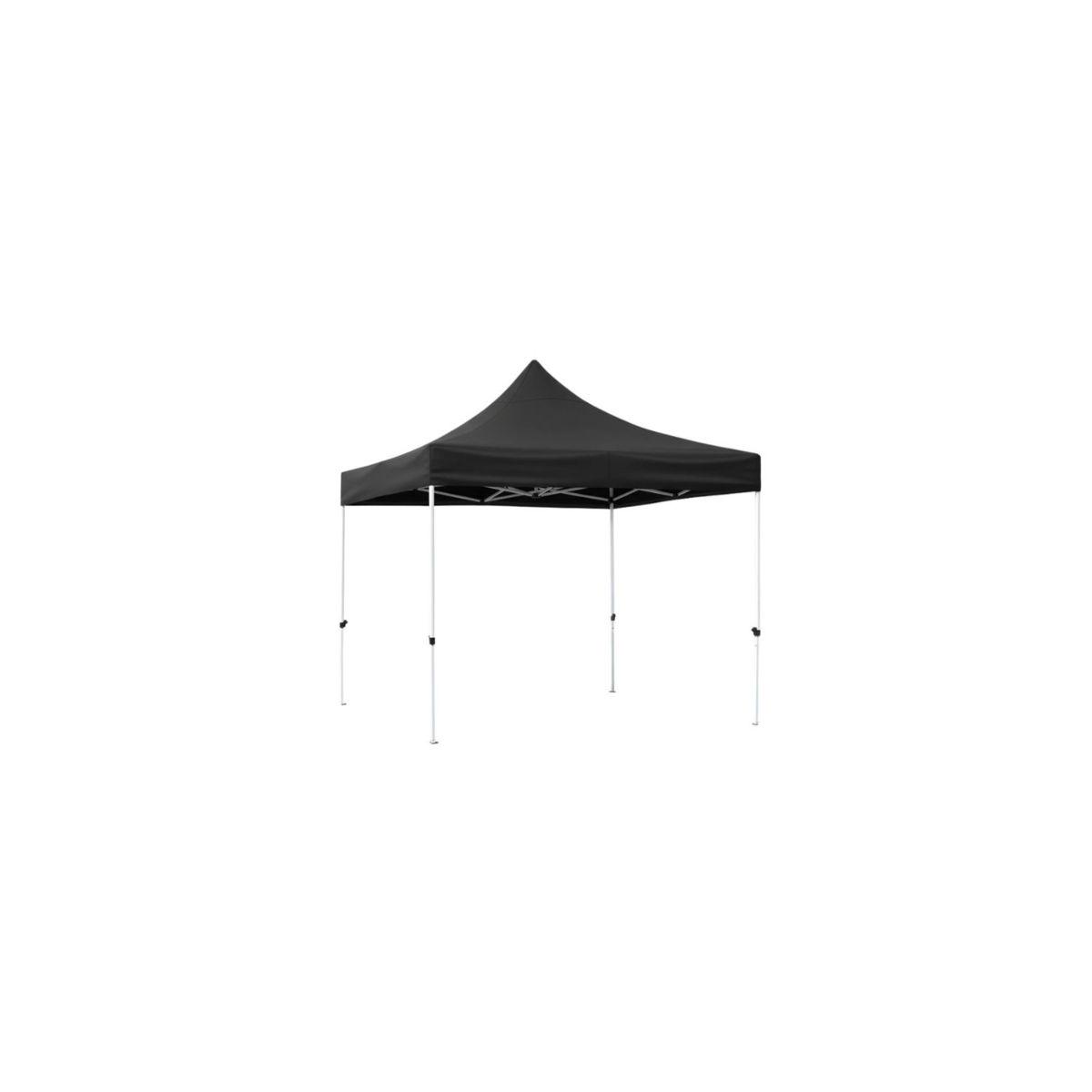 Carpa Plegable 3x3 Master - Negro - Impermeable - Cenador ideal para Camping, Eventos, Playa, Jardín