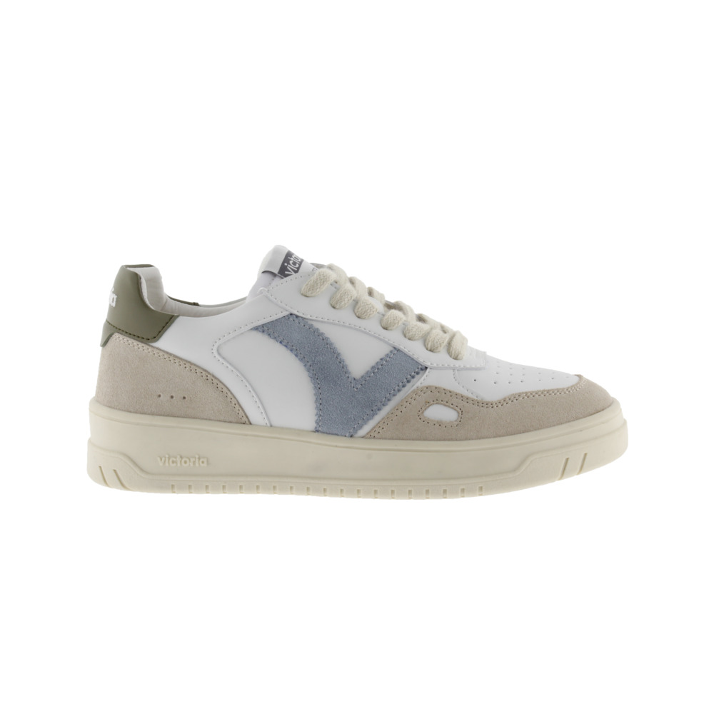 Victoria Seúl Zapatillas de efecto piel con piezas de color y serraje 1257101