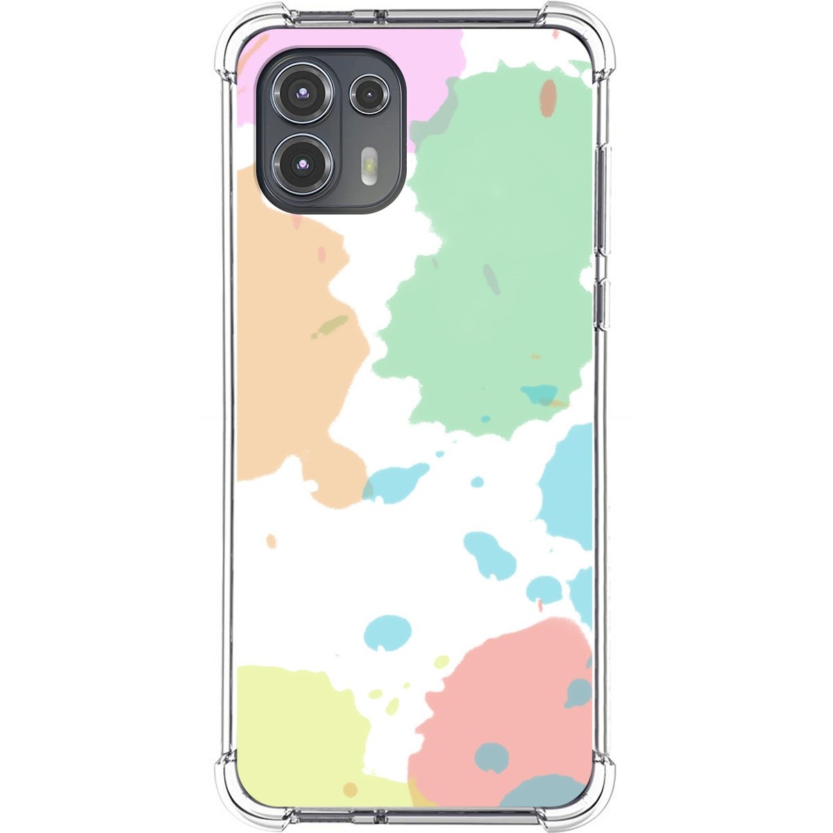 Funda Silicona Antigolpes para Motorola Edge 20 Lite diseño Acuarela 05 Dibujos