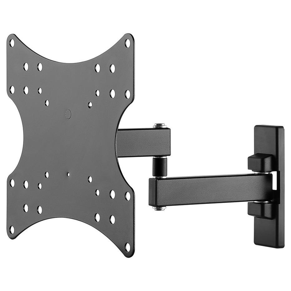 Goobay 49713 Basic Fullmotion (S) - Soporte de Pared para televisores de 23" a 42" (58-107 cm), Color Negro
