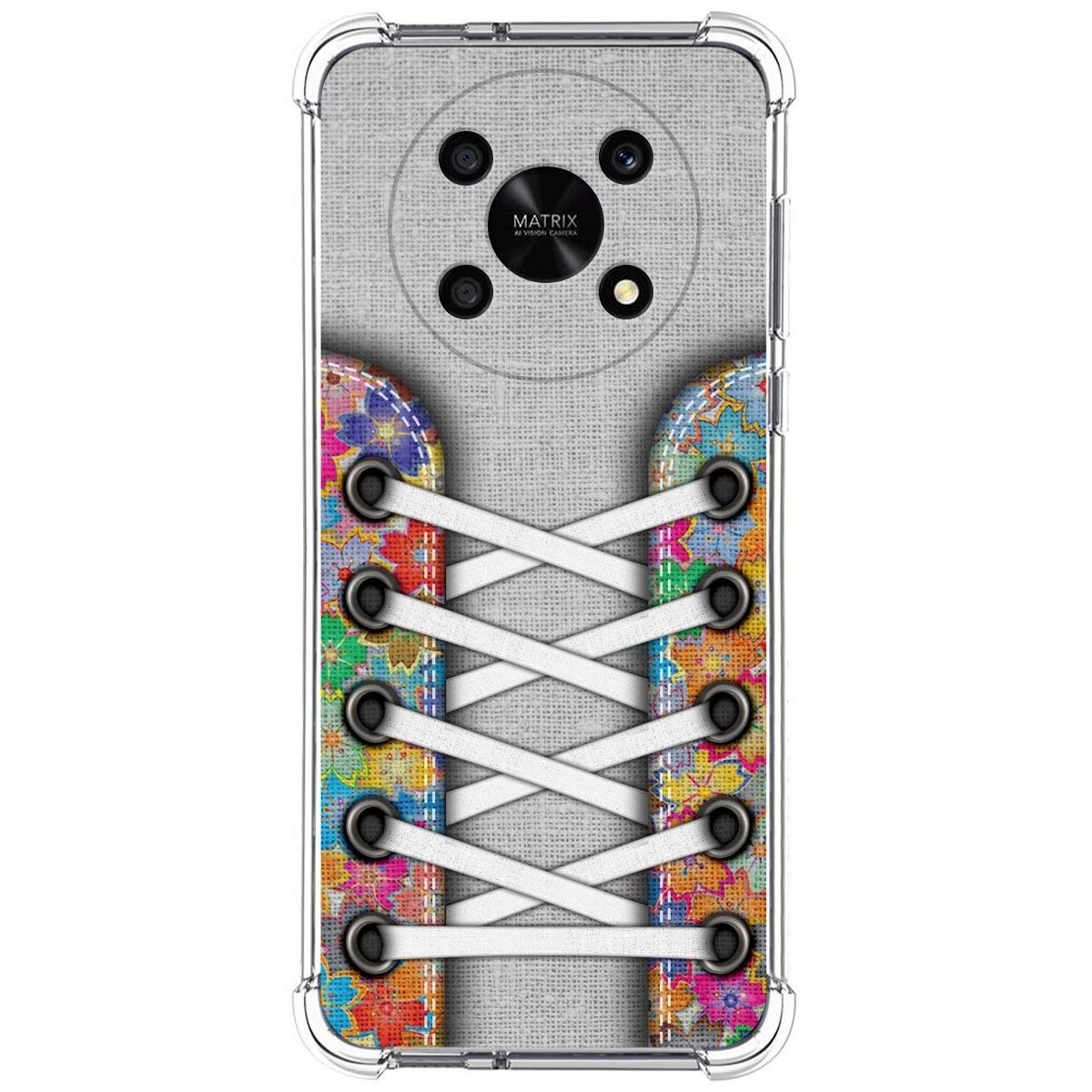 Funda Silicona Antigolpes para Honor Magic 4 Lite diseño Zapatillas 04 Dibujos