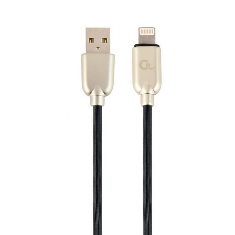 Cablexpert - Cable de Datos y Carga Gembird 8 Pines de Caucho Premium 1m - Alta Calidad