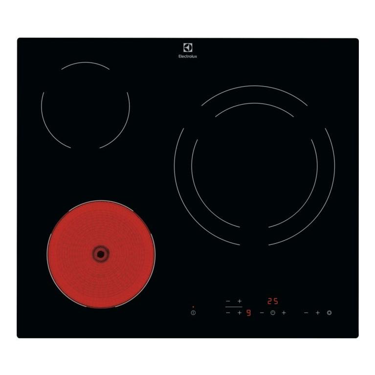Electrolux - Campana extractora extraíble LR633CK de 60 cm, 600 m³/h, negro, con iluminación LED y 3 velocidades
