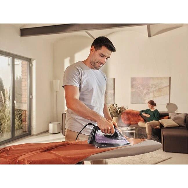 Plancha Plancha de vapor BRAUN SI9661VI  | FreeGlide 3D Eloxal Plus, Vapor continuo 60 g/min, (Ref.0127409001), Violeta y negro