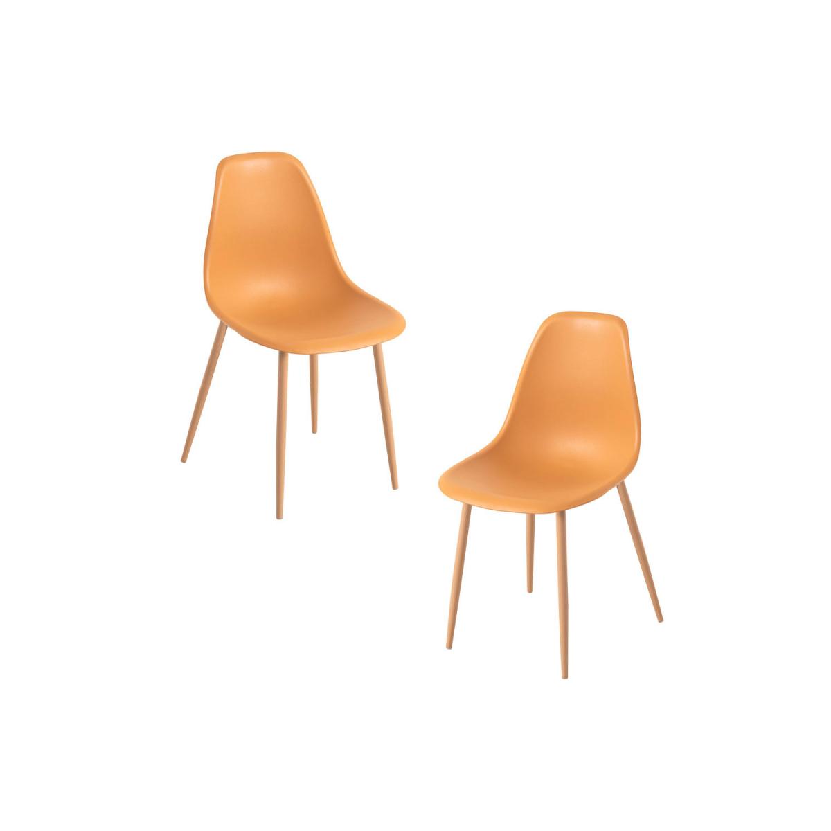 Regalos Miguel - Packs Sillas Comedor - Pack 2 Sillas Mykle - Mostaza