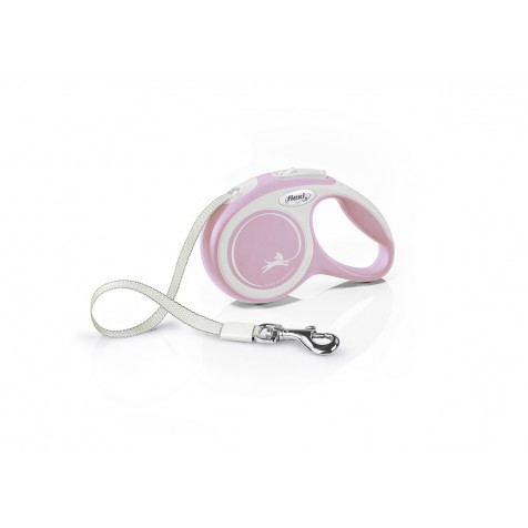 Flexi New Comfort Correa Extensible para Perros Talla S - 5 m - Rosa