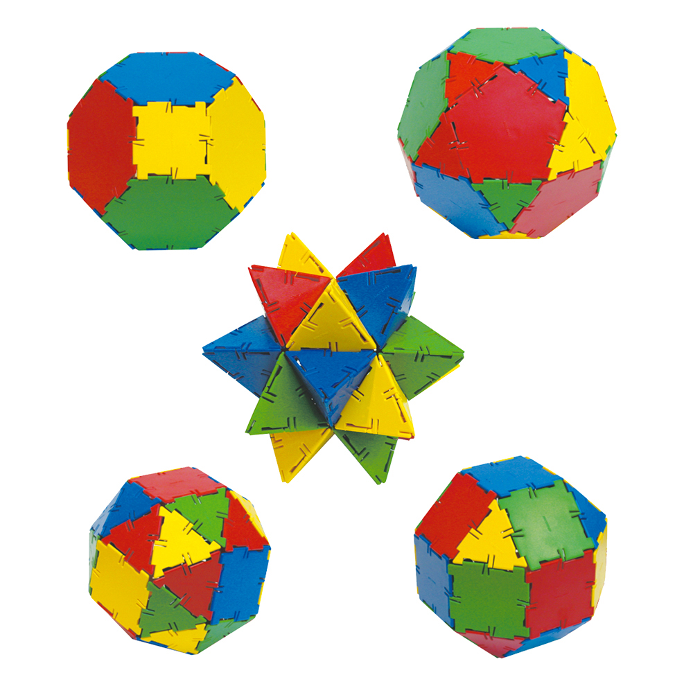 Juego geometría y volumen (150 piezas)