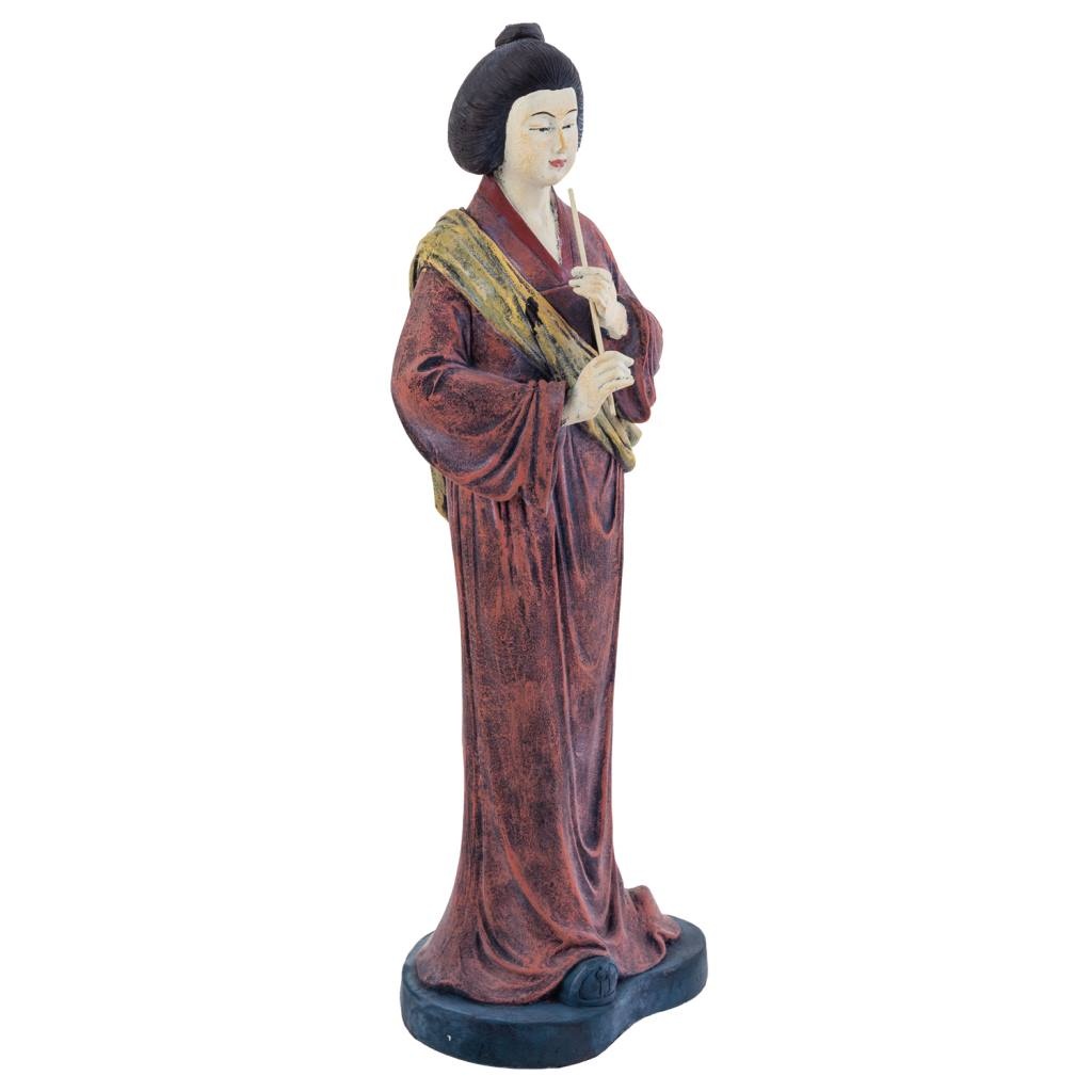 WANDERLUST DECO Figura Mujer Multicolor 21x18,5x61h Cm para Decoración Moderna