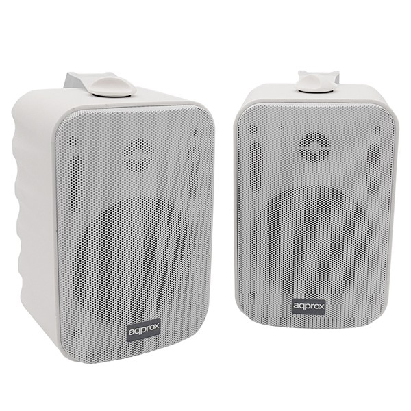 Approx APPSPK15X2 Altavoces Auto Amplificados 2.0 Blancos de Alta Calidad