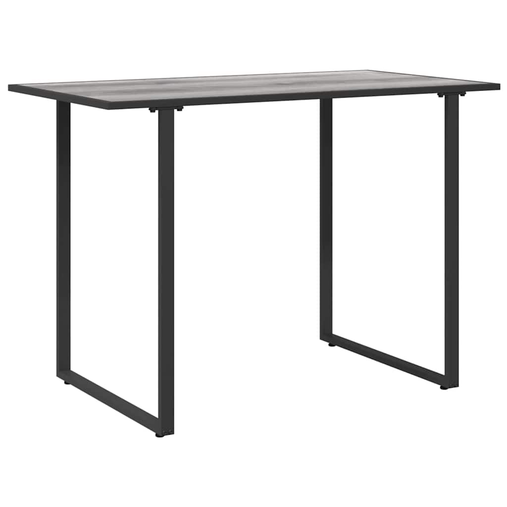 vidaXL Mesa de Jardín Gris 100 x 55 x 70 cm Madera