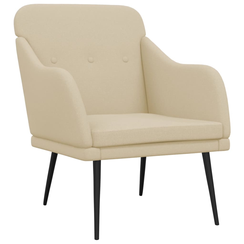 vidaXL Sillón de tela 63x76x80 cm