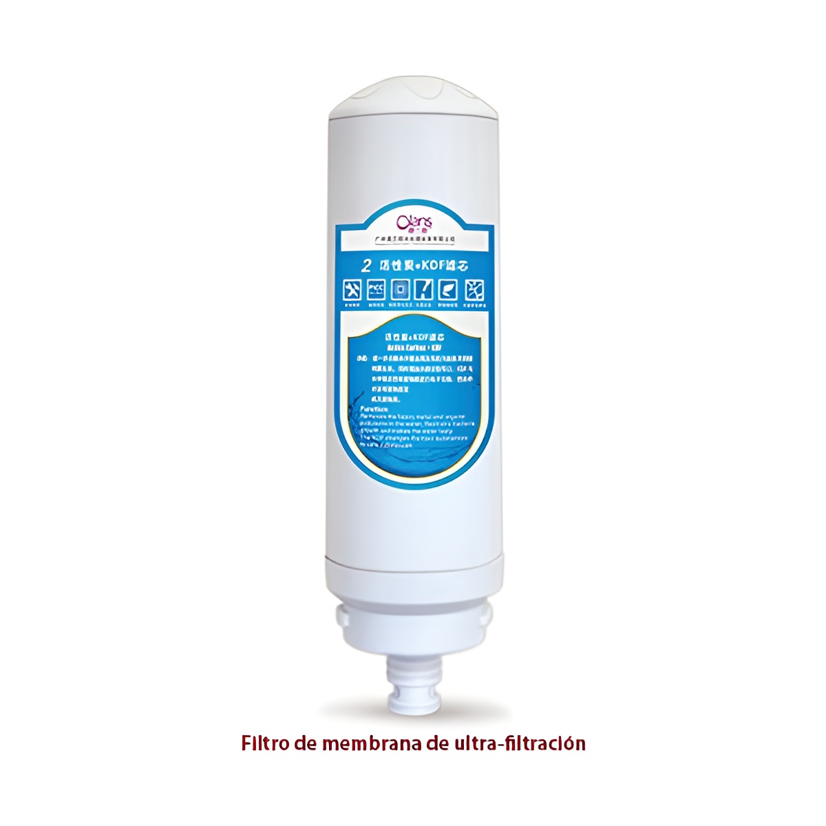 Filtro de KDF y gránulos de coco activo para purificador de agua Yatek W01
