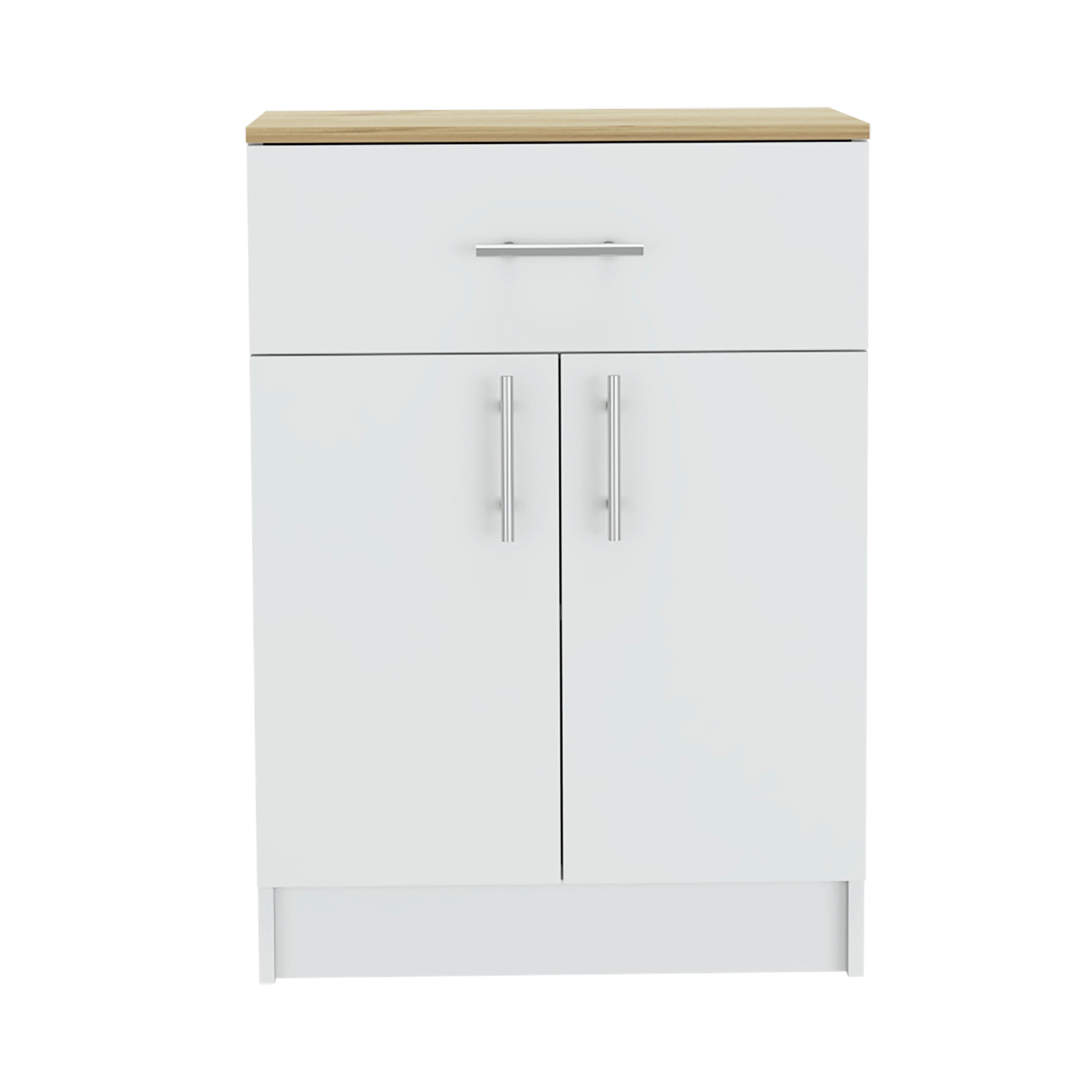TUHOME Mueble Despensa Multialmacenamiento Mayorca, Un Cajón, Dos Estantes Interiores