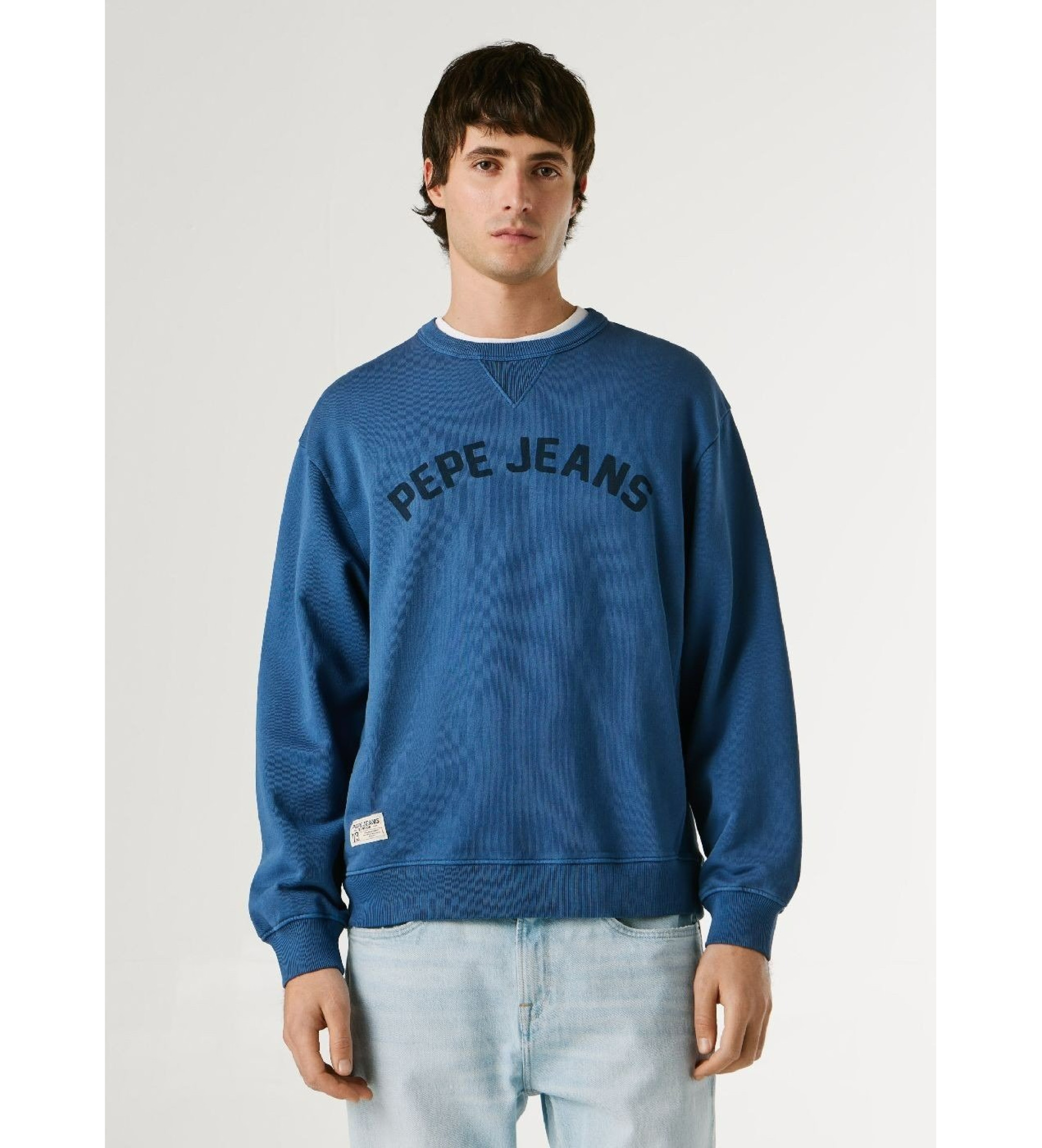 Pepe Jeans | Hombre | Sudadera Gio Crew azul