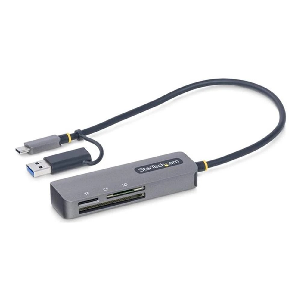 Multilector Tarjetas 3 ranuras StarTech FCREADMICRO3V2 | SDHC, SDXC, microSDHC, microSDXC, CompactFlash tipo II; soporte SD 3.0 UHS-I, SDHC, SDXC