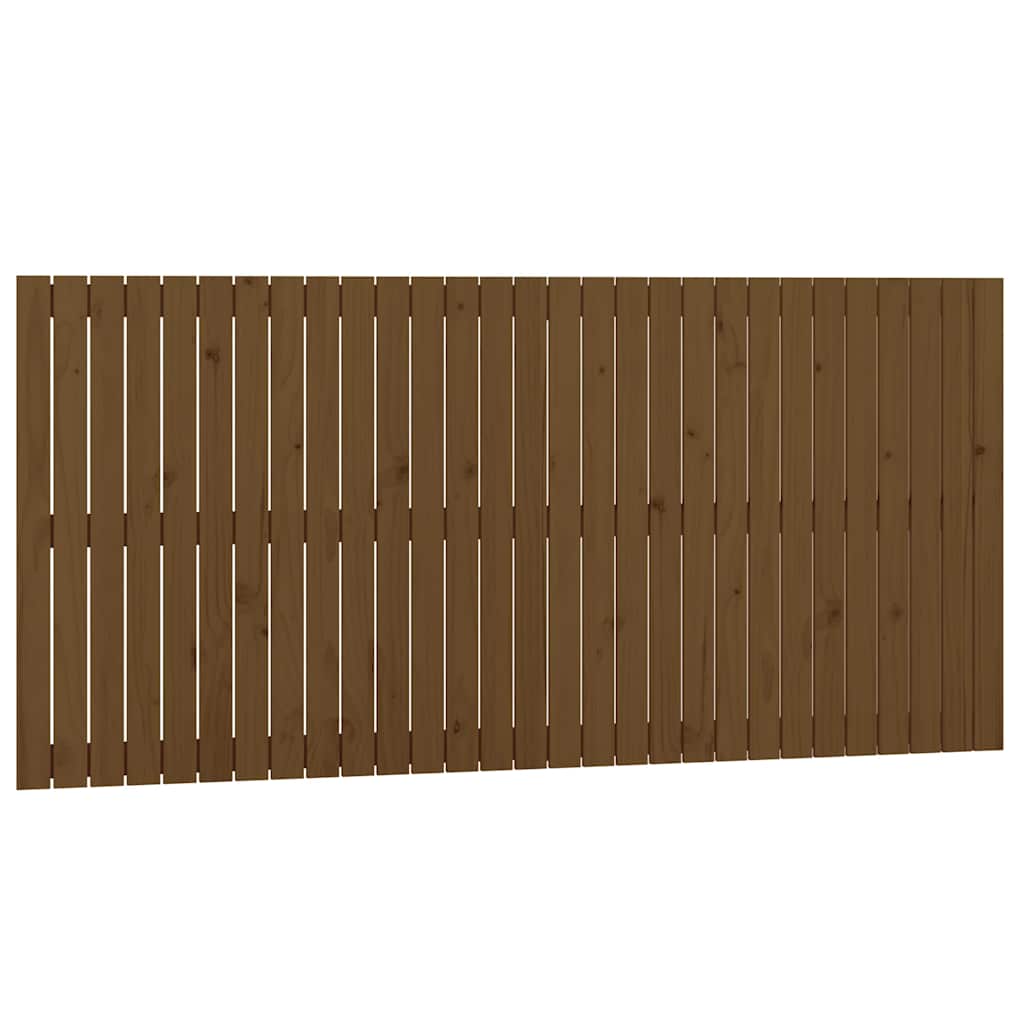 vidaXL Cabecero de cama de pared madera maciza de pino 185x3x90 cm