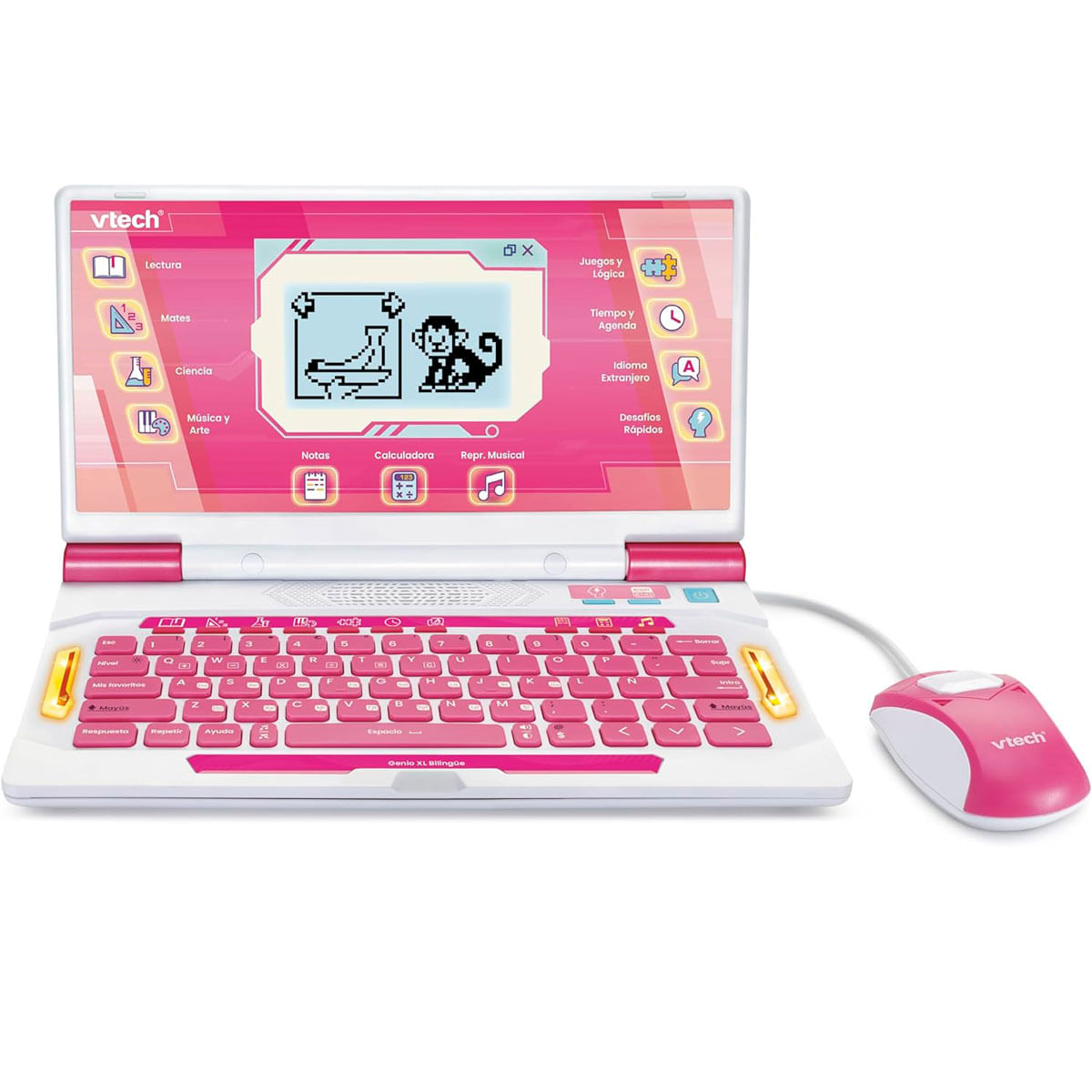 Ordenador Genio XL Bilingüe Rosa