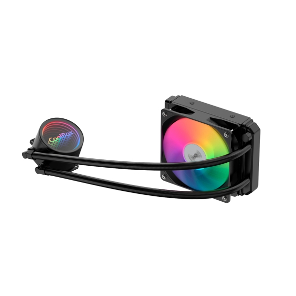 Coolbox infinite liquid120 kit de refrigeracion liquida - argb - tdp 180w - compatibilidad universal - color negro