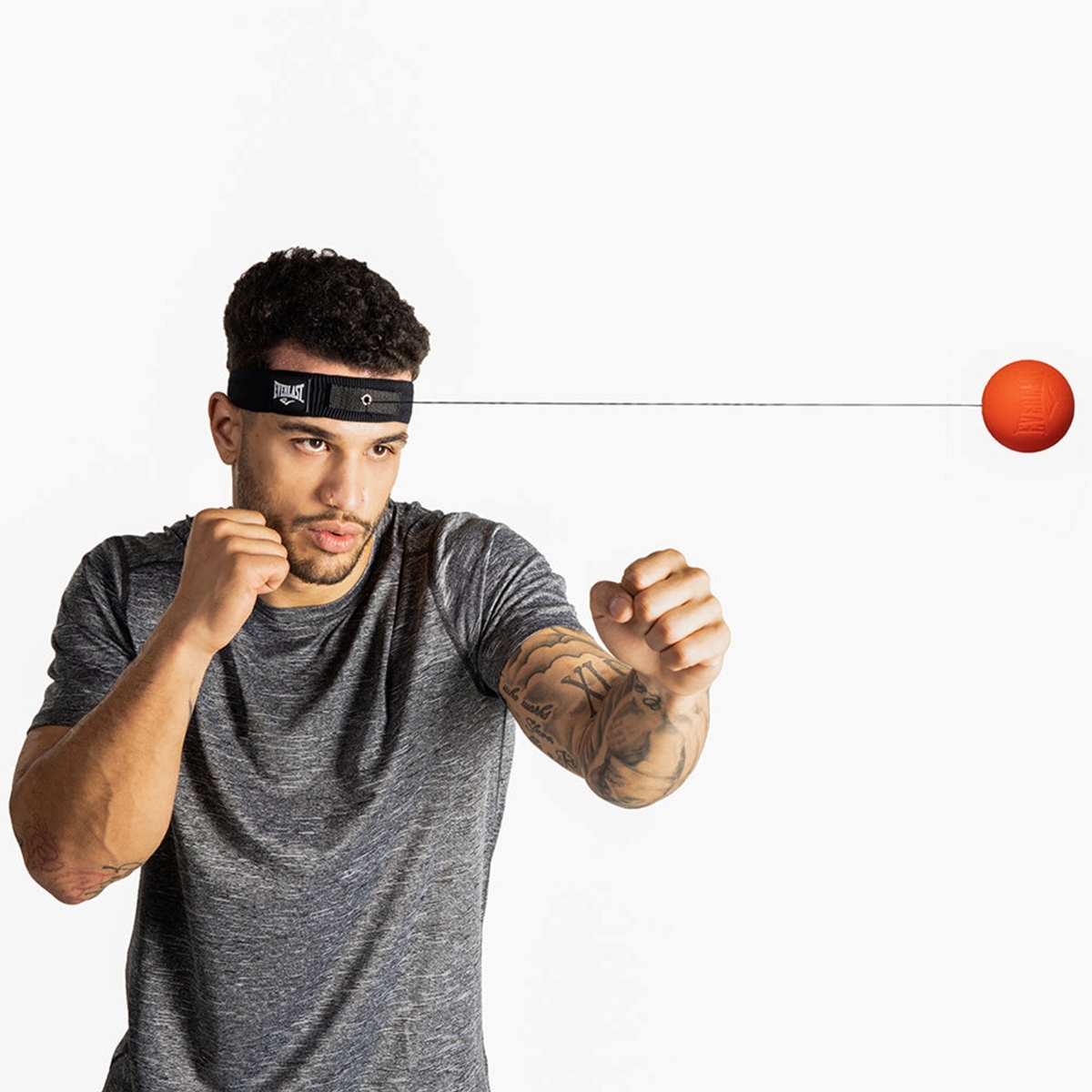 EVERLAST POWERLOCK REFLEX BALL RED