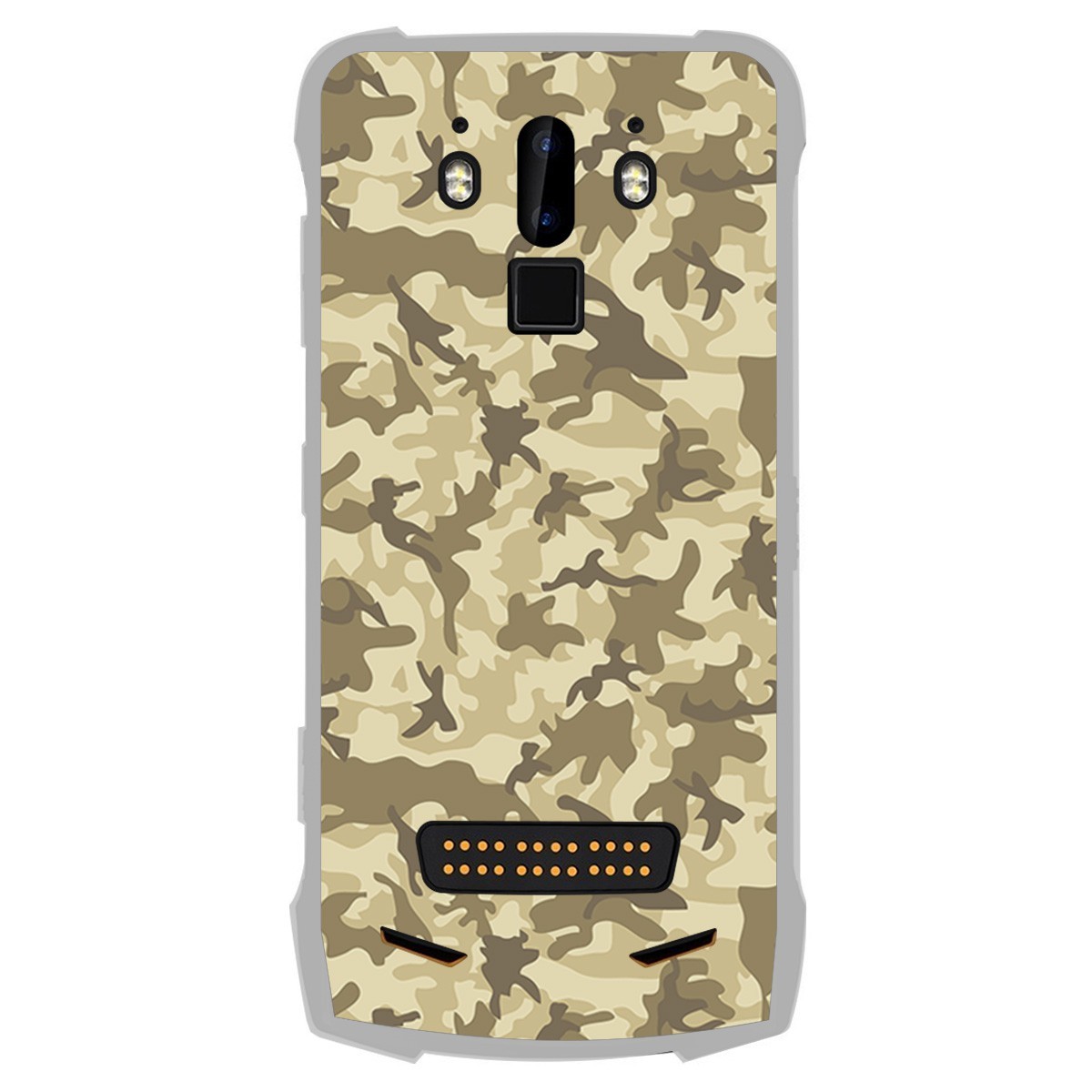 Tumundosmartphone Funda Gel Tpu para Doogee S90 diseño Sand Camuflaje Dibujos
