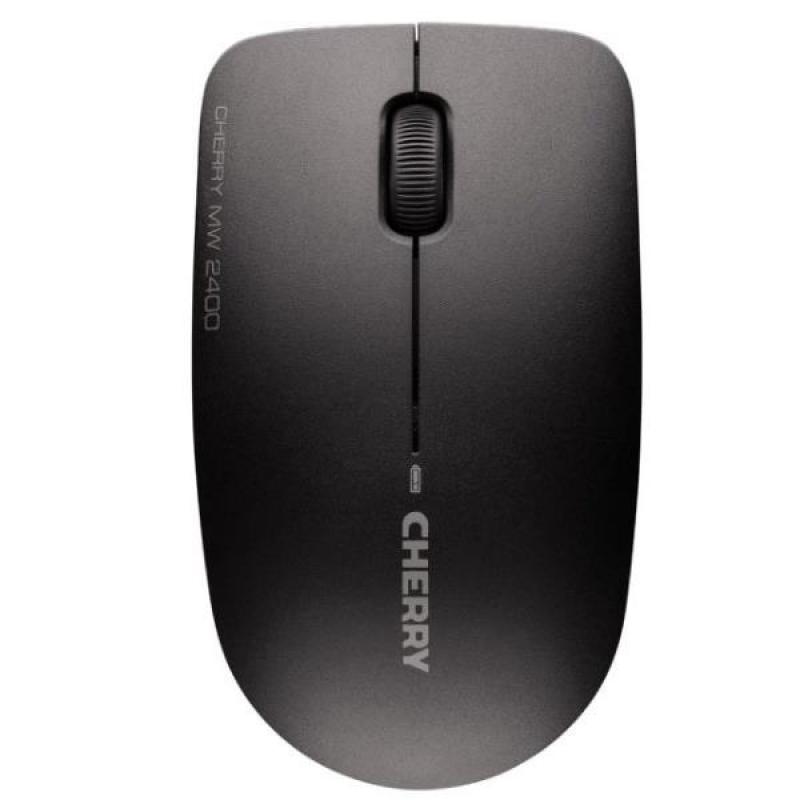 Cherry MW 2400 Ratón Óptico Inalámbrico 1200 DPI Negro