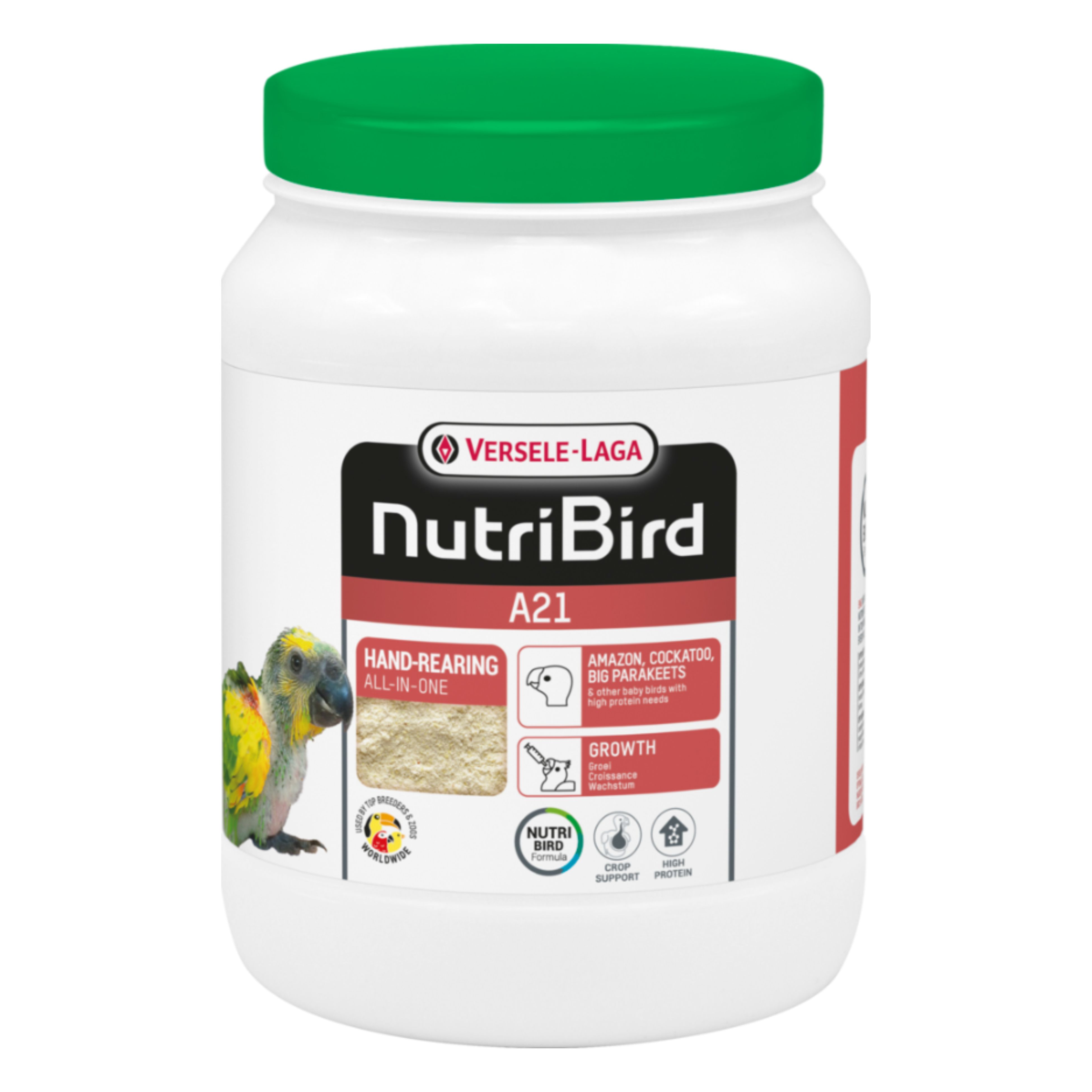 Nutribird A21 800 Gr. o 250 Gr. Versele-Laga Cria Manual Para Pajaros Pequeños
