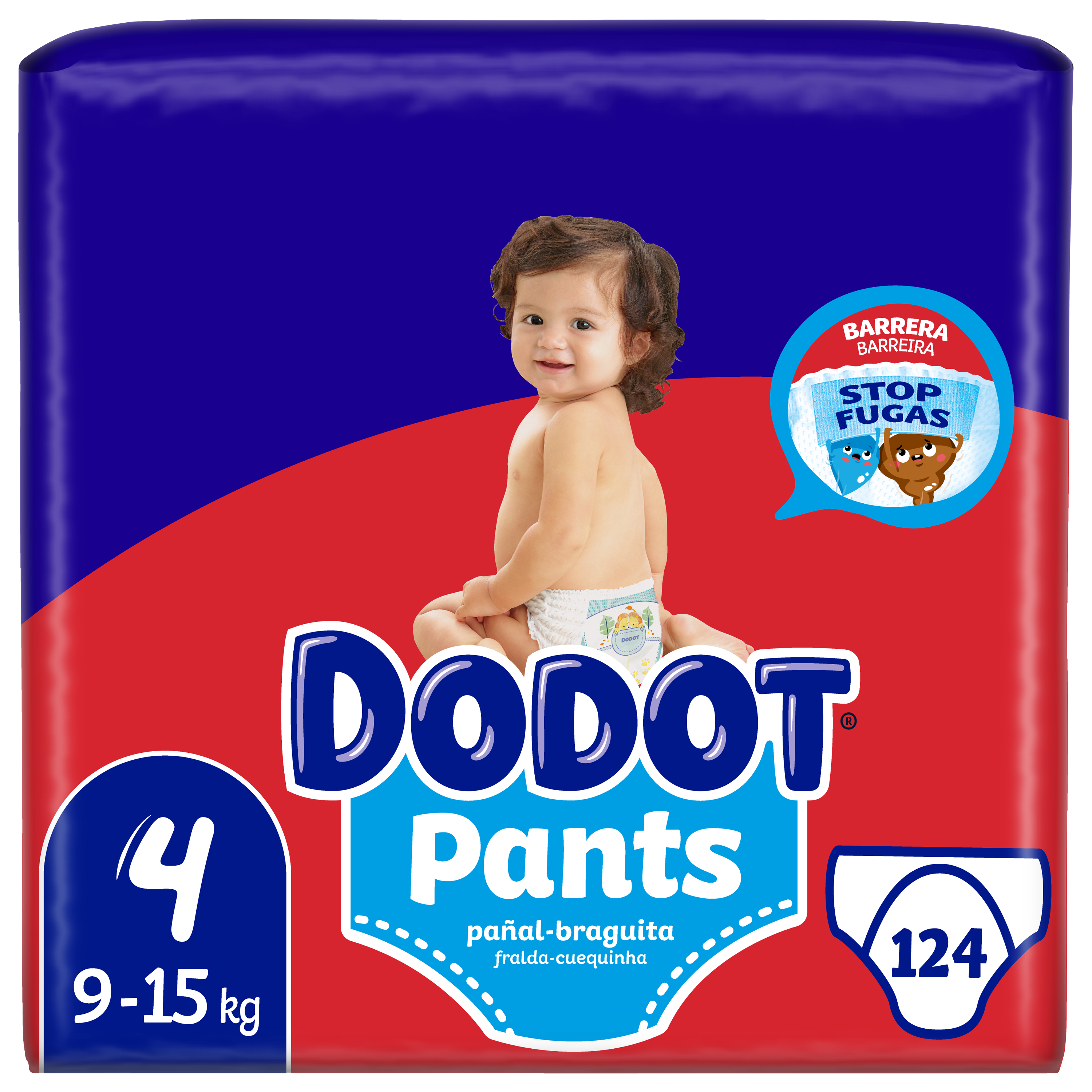 Dodot - Dodot Pants Pañal Braguita Jumbo Pack tallas, 4,5,6. Pack Ahorro
