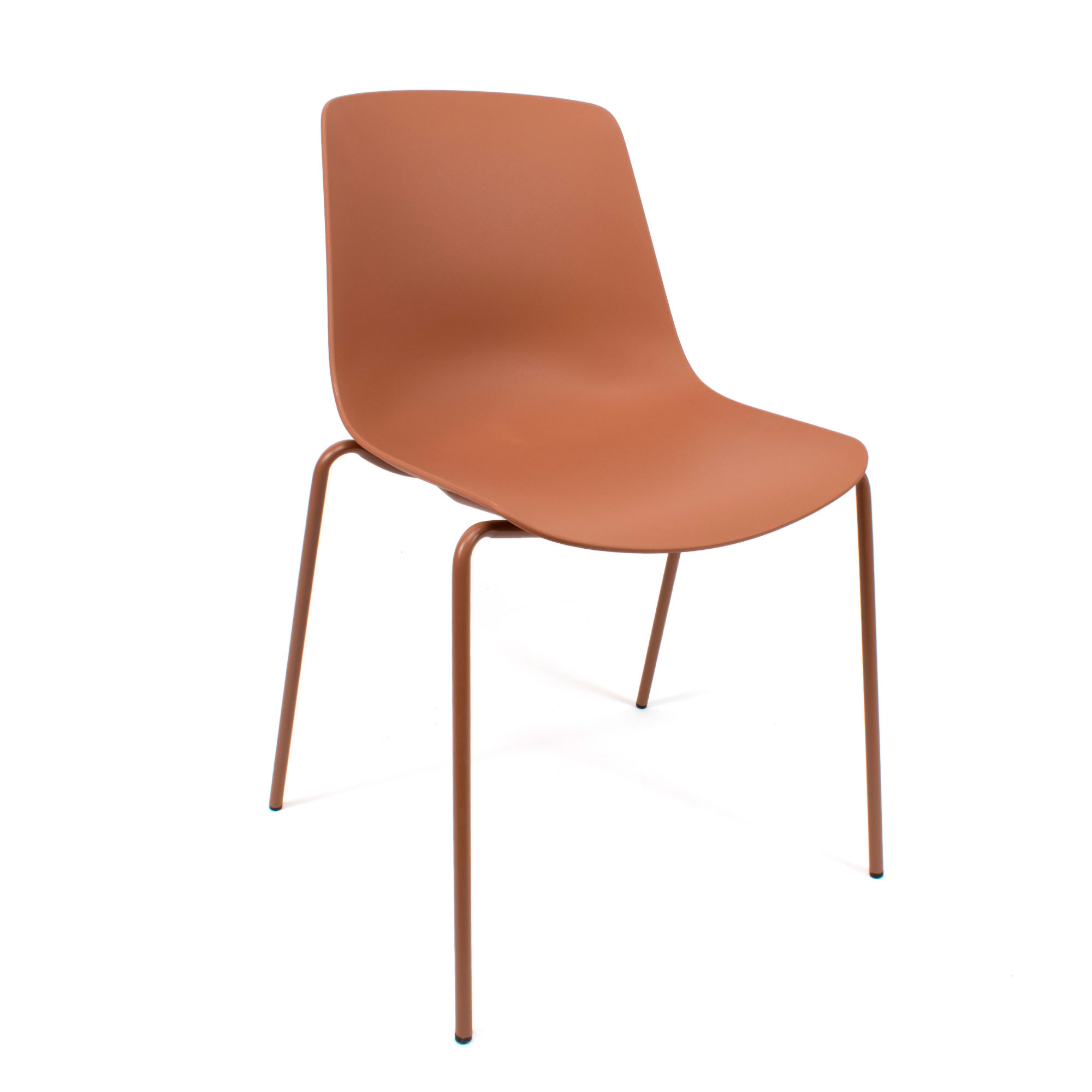 Pack de 1, 2 y 4 Sillas en Polipropileno y Metal - Asiento de Diseño - Ideal para Comedor y Cocina - 55 X 82 X 51 Cm - Varios Colores - The Secret Home