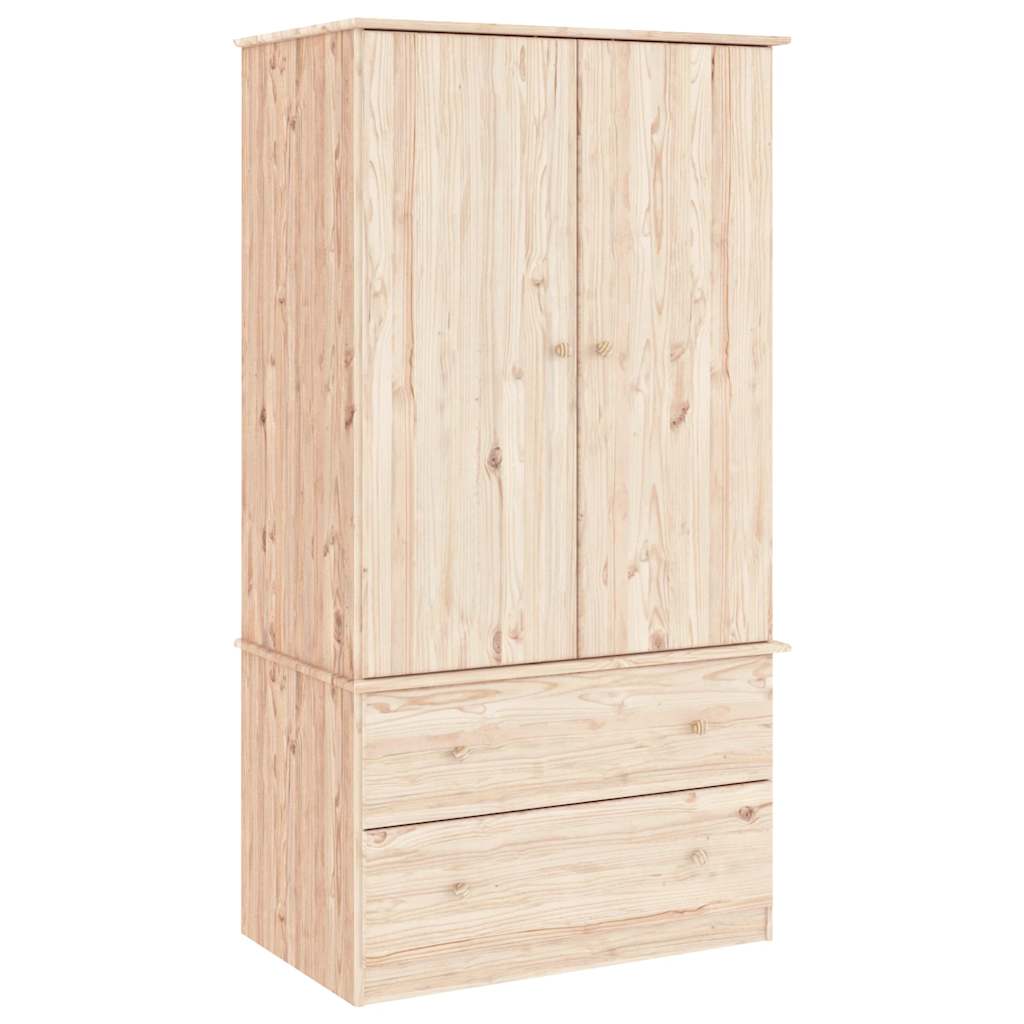 vidaXL Armario ALTA madera maciza pino 90x55x170 cm