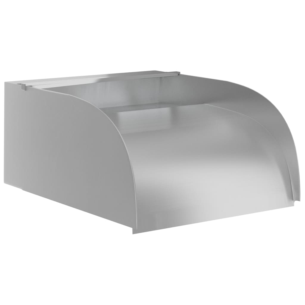 vidaXL Cascada de Jardín con LED Acero Inoxidable Fuente de Piscina Spa Dimensiones 30 x 34 x 14 cm, 45 x 34 x 14 cm, 60 x 34 x 14 cm