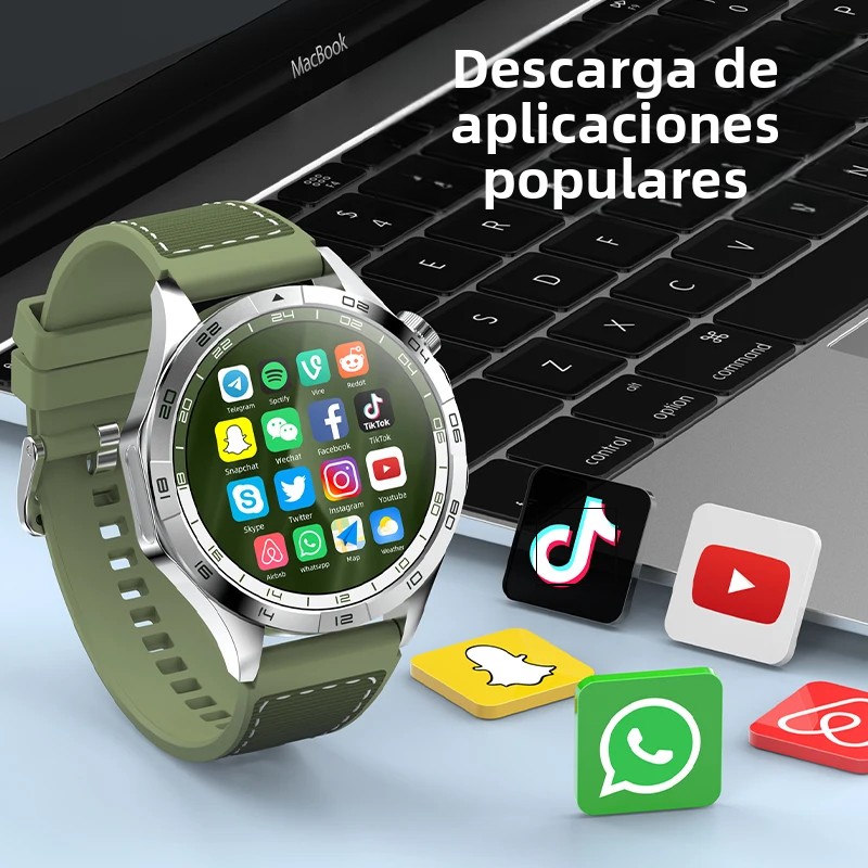 Smartwatch Mit Dual-kamera Nfc Amoled Display Gps Und Tracking_voghion.com