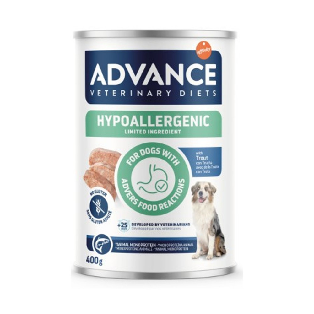 Advance Vet Diets Lata Dog Wet Hypoallergenic Trout 400 Gr