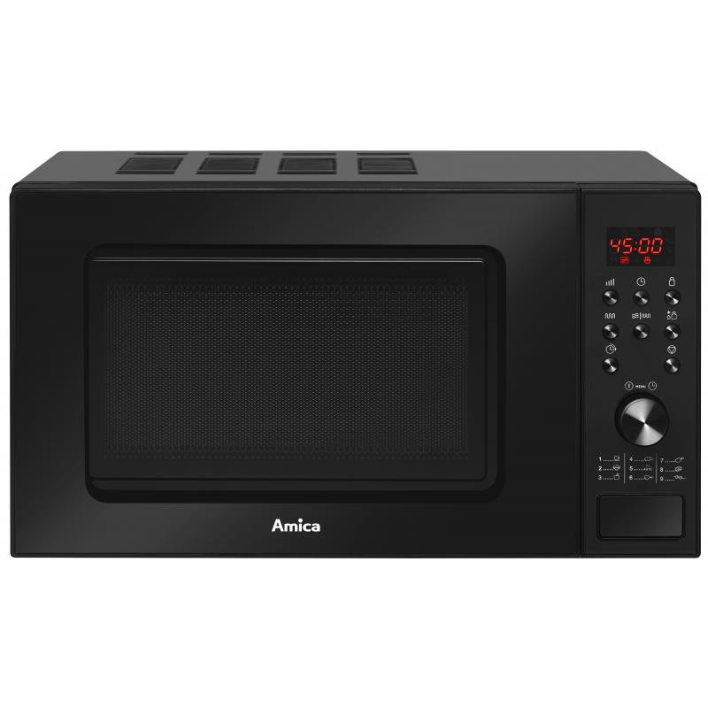 Amica AMGF20E1GB microondas Encimera Microondas con grill 20 L 700 W Negro
