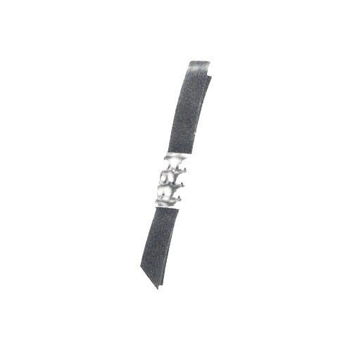 Fleje plástico FISCO negro 13x0.85 (caja)