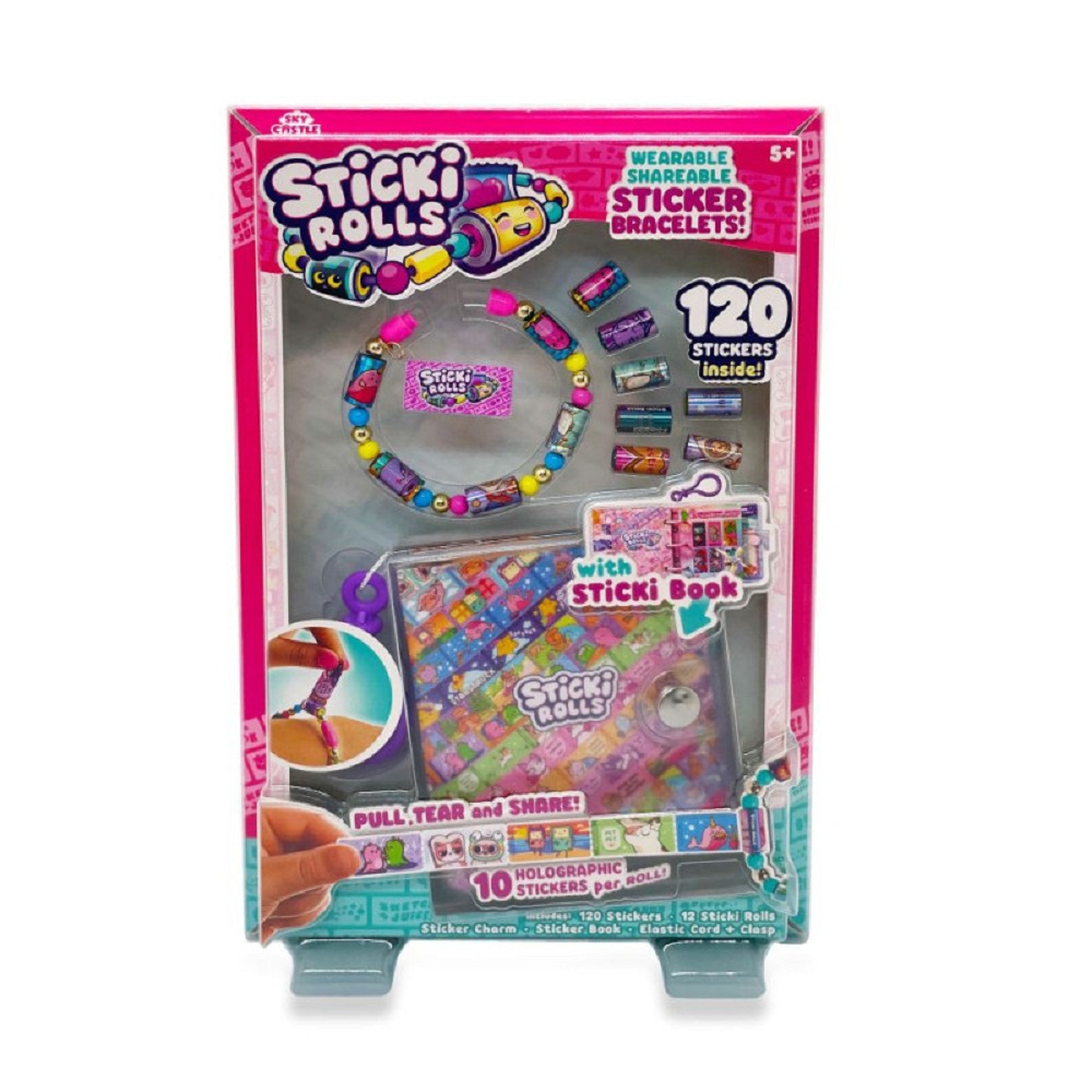 Sticki Rolls con Sticki Book Pulseras con Pegatinas