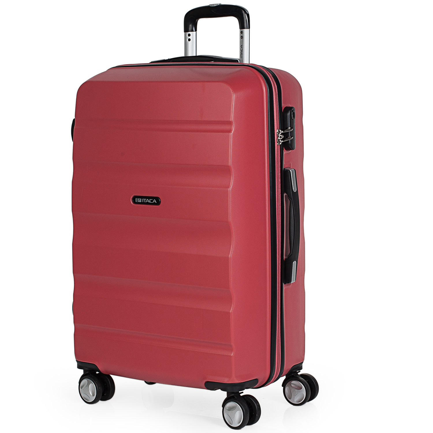 Itaca - Maletas De Viaje Medianas - Maleta Mediana 4 Ruedas - Maletas Medianas De Material ABS. Maletas Viaje Ligeras - Maleta De Viaje 20Kg,65Cm Maleta Viaje Rígida Candado De Combinacion T71660