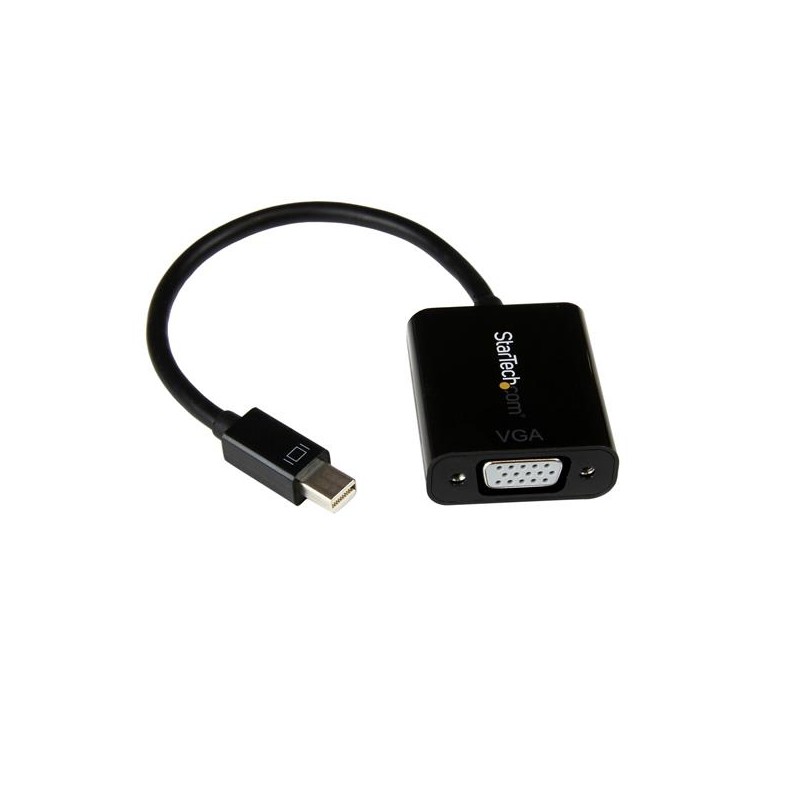 StarTech.com - Adaptador Mini DisplayPort a VGA - Convertidor Activo de Mini DP a VGA Vídeo 1080p con Certificación VESA - mDP 1 MDP2VGA2