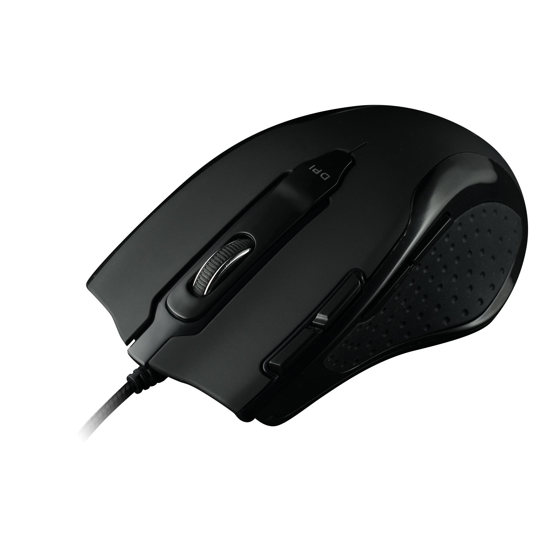 Tesoro H2L Black Edition ratón Juego mano derecha USB tipo A Laser 5600 DPI