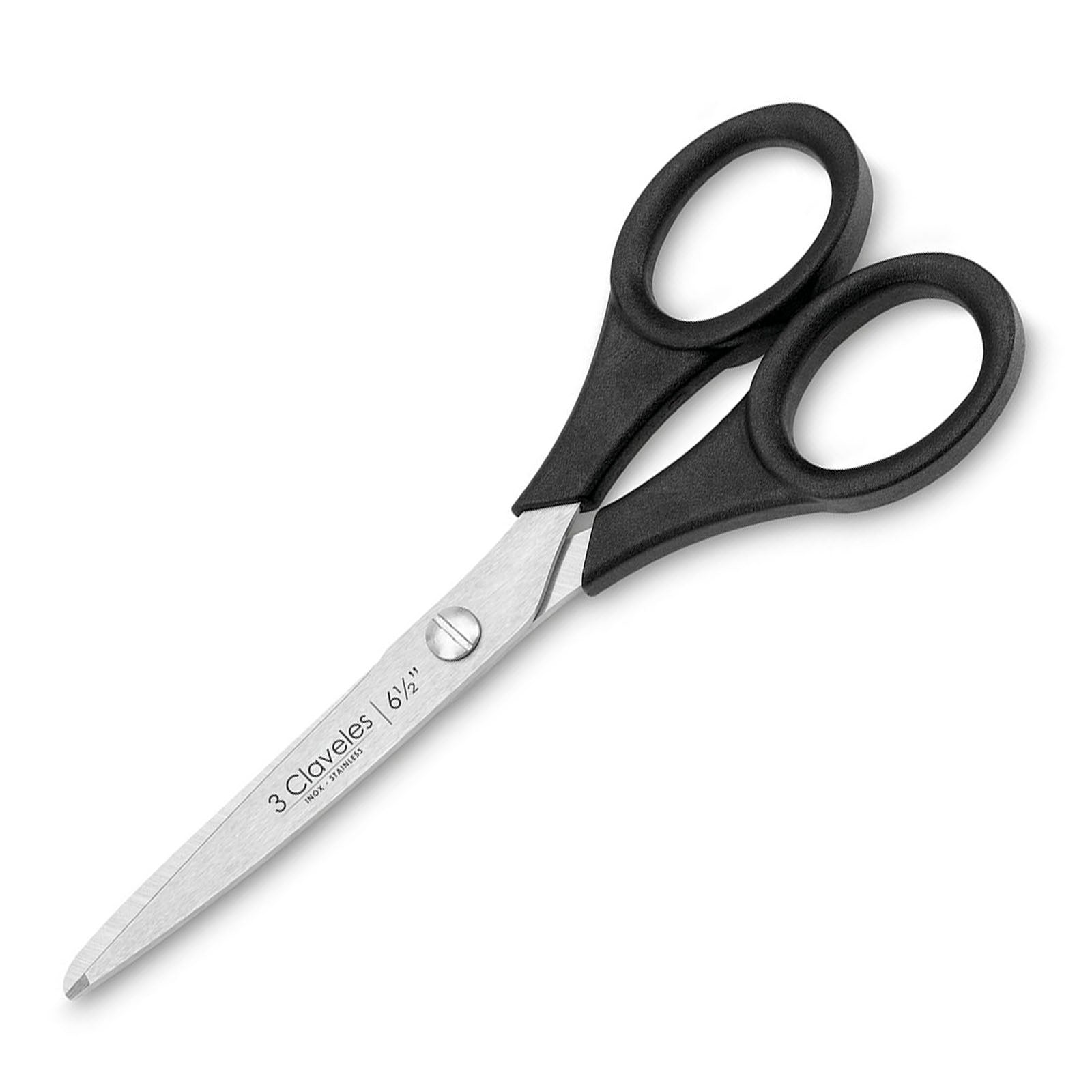 3 CLAVELES - Tijeras de Costura Profesionales 16.5 cm - 6.5" Acero Inoxidable
