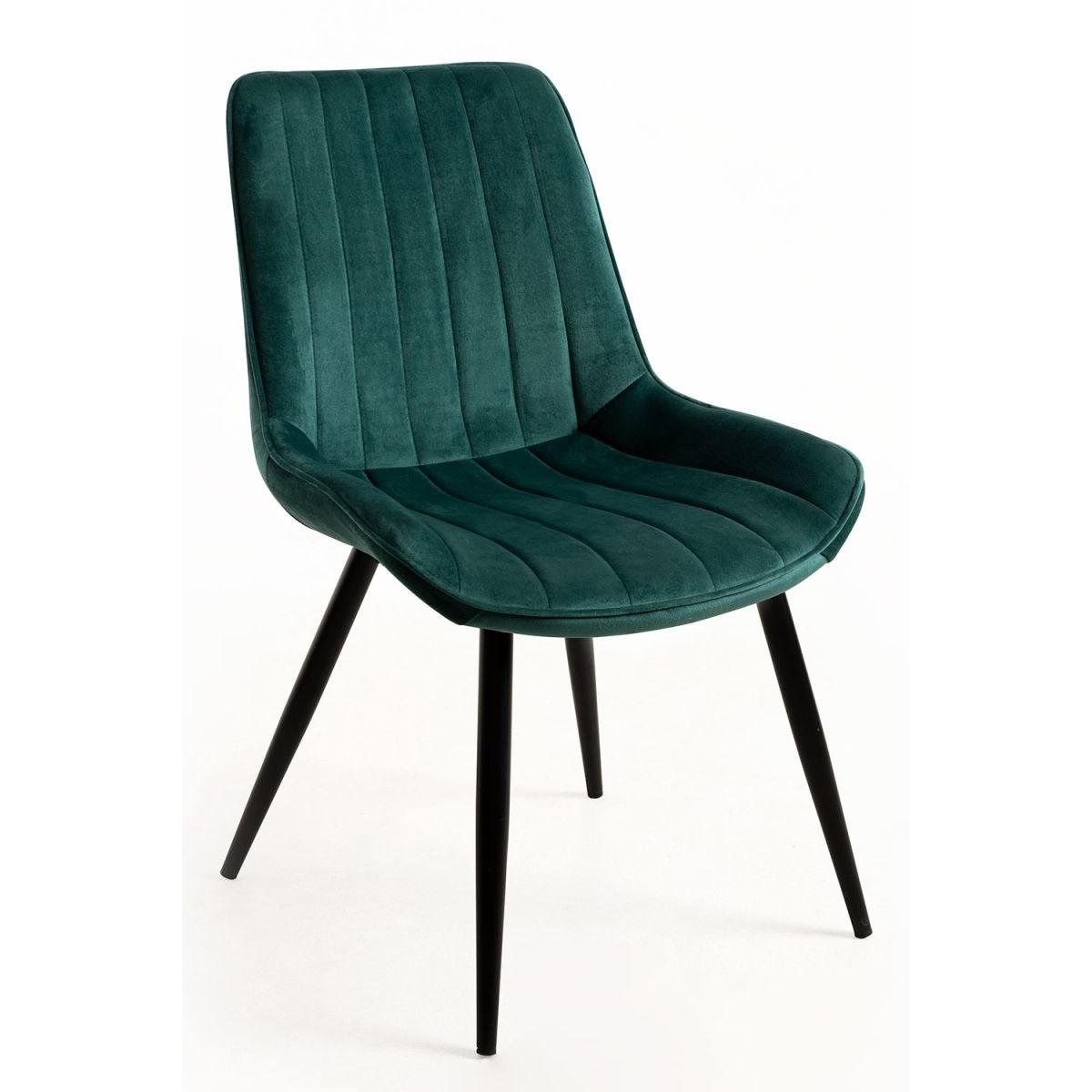 Regalos Miguel - Sillas Comedor - Silla Lene Terciopelo - Verde
