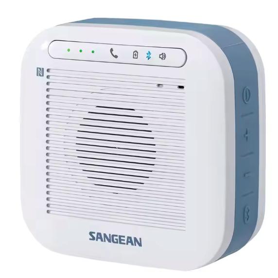 SANGEAN H200 Blanco / Altavoz portátil inalámbrico de ducha