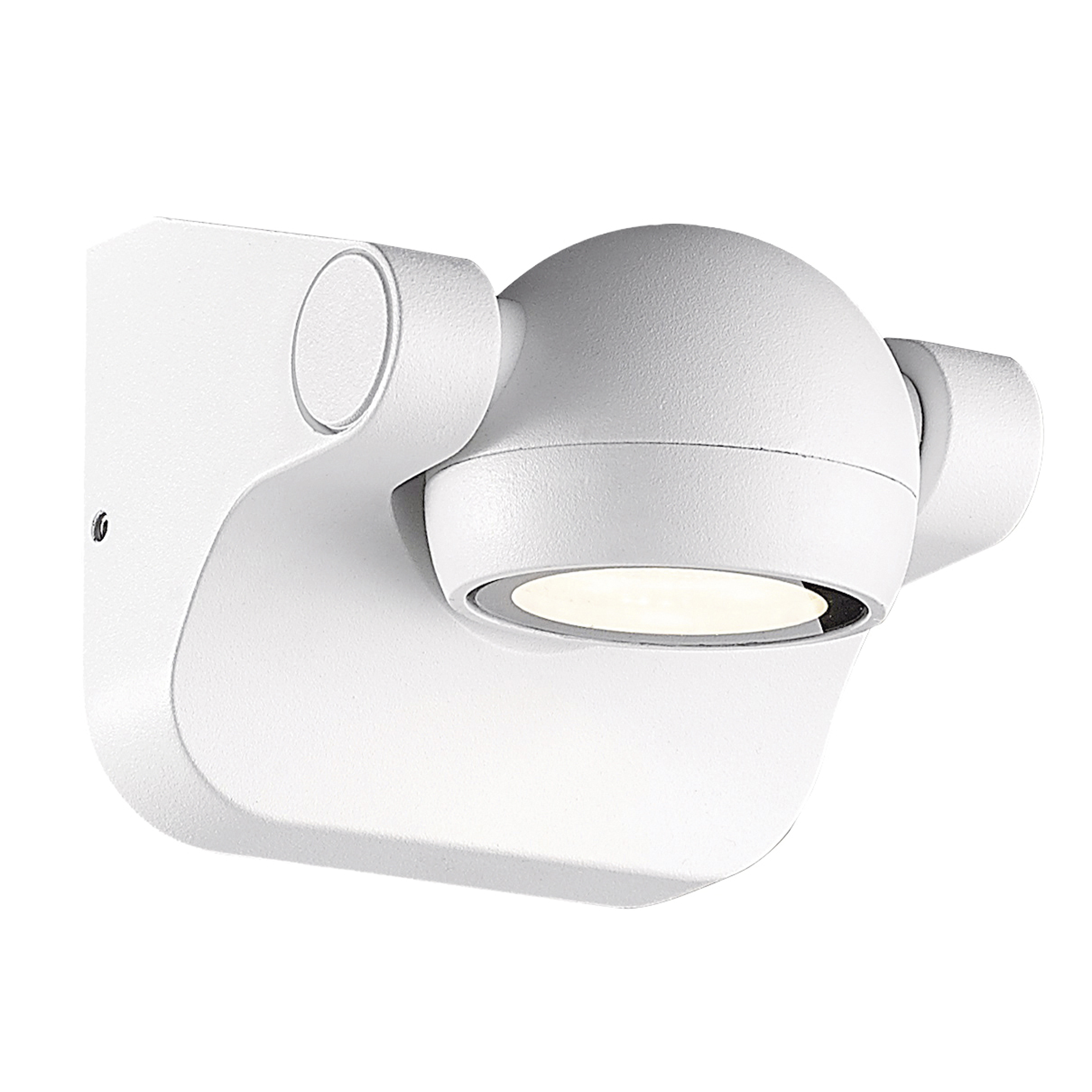 Novolux Lighting Aplique de Pared Exterior Sile Aluminio Blanco Led Cob 6W 3000K IP54