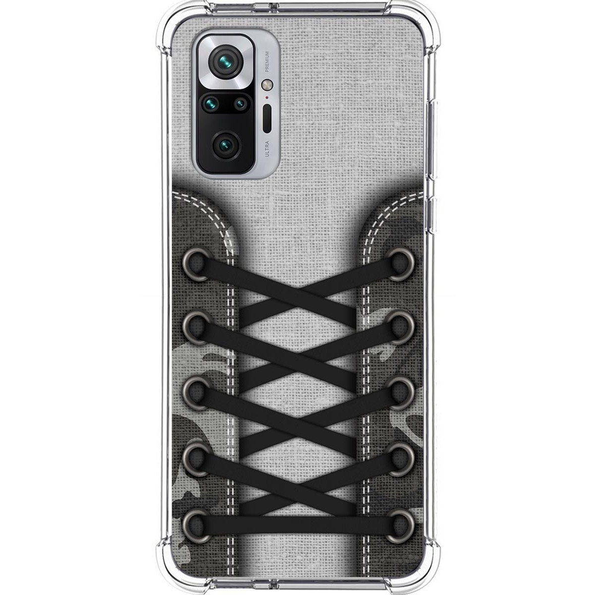 Tumundosmartphone Funda Silicona Antigolpes para Xiaomi Redmi Note 10 Pro diseño Zapatillas 16 Dibujos
