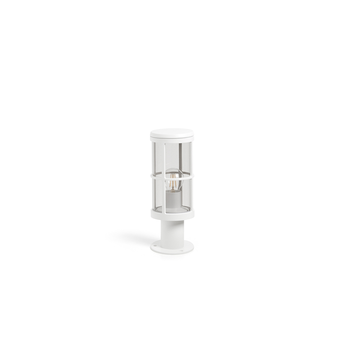 Novolux Lighting - Baliza exterior- LUG, uso exterior, E27, 18W, IP54, aluminio, H35 cm, blanco, exterior