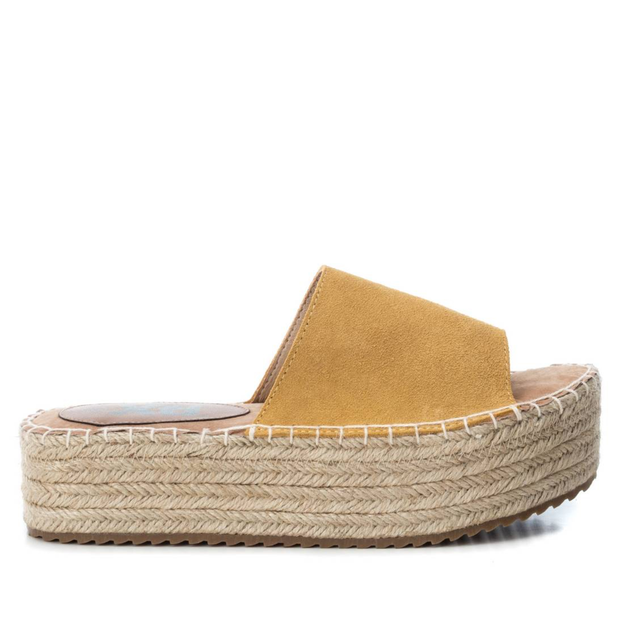 XTI Mujer Sandalias Cuñas Verano Zapatos Chanclas de Leder 23013