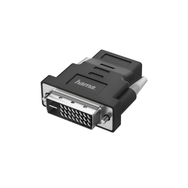 Hama - 00200338 cambiador de género para cable DVI-D HDMI Negro 00200338