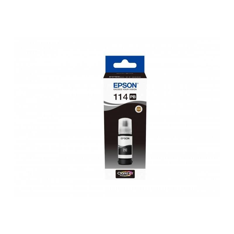Epson Botella Tinta Ecotank 114 Negro Foto 70ml