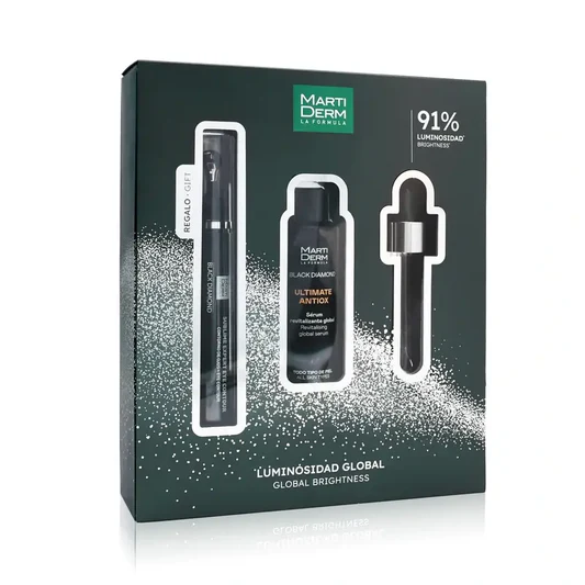 Martiderm PACK Black Diamond Ultimate Antiox Serum revitalizante global 30ml REGALO Sublime Expert Contorno de ojos