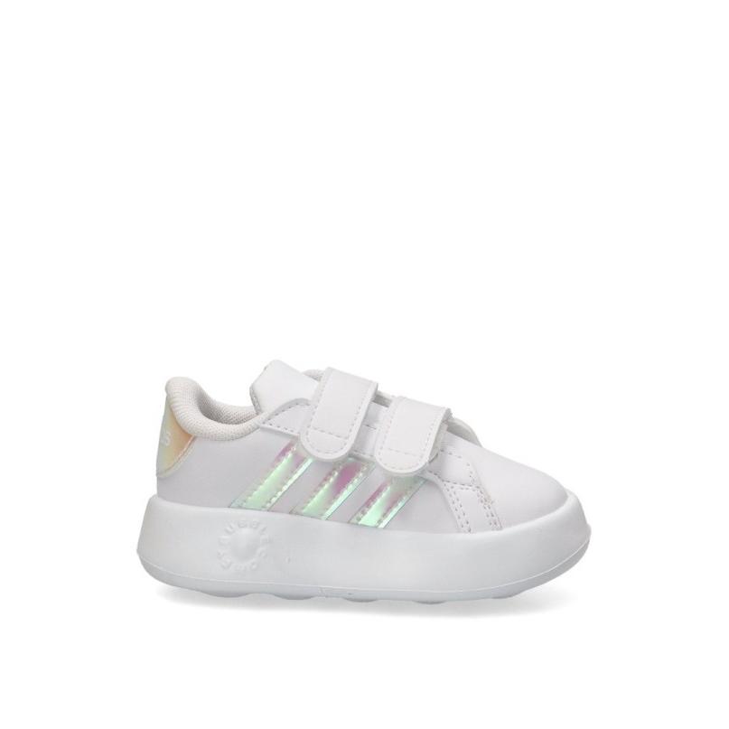 Zapatillas Casual Adidas - Niña - Suela Plana - Modelo Id5265 - Color Blanco